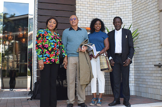 FDI Officials with Prof Pat Utomi after a meeting in Florida USA